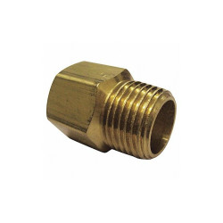 Manufacturer Varies Adapter, Brass, 1/8 in, NPTF, Class 150 6AYX2