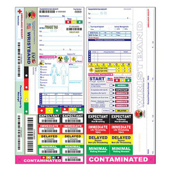 Disaster Management Systems Wristband Military Triage Tag,PK50 DMS 05420M