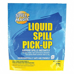 Spill Magic Absorbent Powder,Universal,Size 25 lb. 97125