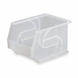 Lewisbins Hang and Stack Bin,Clear,PP,5 in PB1405-5 Clear
