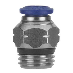 Aignep Usa Male Conn,Push Conn,1/8,Size 5/32,PK5 87000-53-02