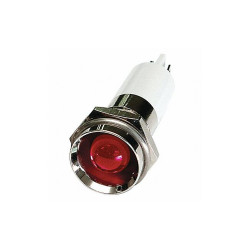 Sim Supply Protrude Indicator Light,Red,110VAC  24M124