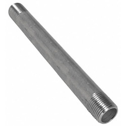 Manufacturer Varies Pipe,1/2 In ,Thrd at Both Ends,36 In,304 T4BND21