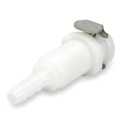 Colder Panel Mount Coupler,Acetal,Shut-Off PLCD16004