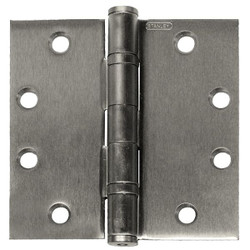 Best Template Hinge,Flush Ball,Nonremovable FBB179NRP 4 5X4 DOOR HINGE 26D  STL