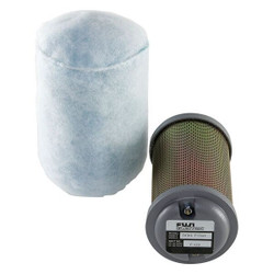Fuji Electric Inlet Filter W/ Cover, 3.87" OD,Threaded F-123