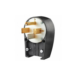 Bryant Straight Blade Plug,Black/Wht,125/250VAC 9452ANPB