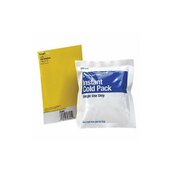 First Aid Only Instant Cold Compress,White,5In. x  4In.  Z6005