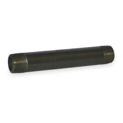 Sim Supply Black Pipe Nipple,Threaded,3/4x10 In  90514