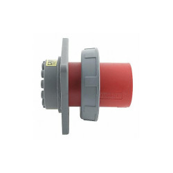 Hubbell WT Pin and Sleeve Inlet,Red,3P;4W,60 A HBL460B7W