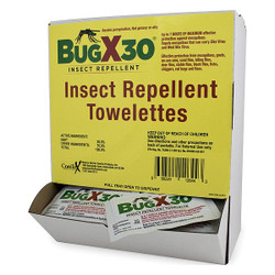 Bugx Insect Repellent,50 ct,Packet,PK50 18-750