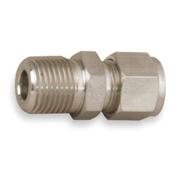 Parker Connector,316 SS,A-LOKxM,1/2Inx1/4In 8MSC4N-316