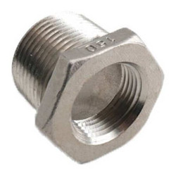 Sim Supply Hex Reducing Bushing,316 SS,3/4 x 3/8 in  600B113N034038