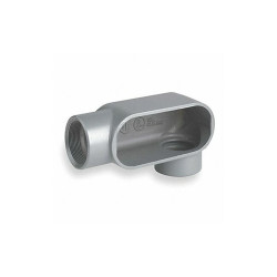 Hubbell Killark Conduit Outlet Body,Iron,Trd Sz 3/4in LL27