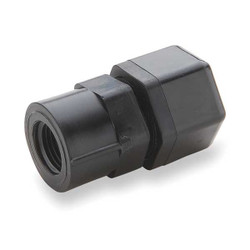 Parker Connector,Polypropylene,CompxF,3/8In P6FC6