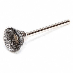 Weiler Miniature Cup Brush,Crimped Wire,5/8"dia 91231