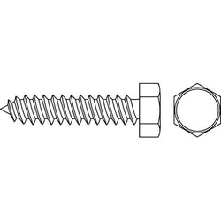 Sim Supply Scrw Sz #14,Zinc,5/8"L,PK100  SMHWI-1400620SL-100P