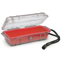 Pelican Micro Case,Red,7.50 x 3.87 x 2.43 In 1030-028-100