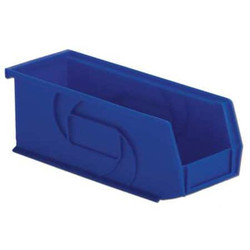 Lewisbins Hang and Stack Bin,Blue,PP,4 in PB104-4 Blue