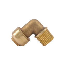 Sharkbite 90 Elbow,Push Fitting,1/4 In. U276LF