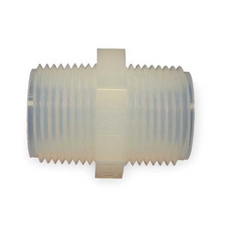 Parker Nipple,1/4 In,NPT,PFA  PN-4-P