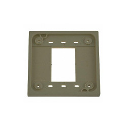 Hubbell Wiring Device-Kellems Adapter Plate,Ivory,For 1&2 Gang Boxes HBL4API