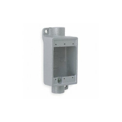 Hubbell Killark Weatherproof Box,3/4 in Hub,18 cu. in FSC-2M