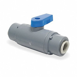 Sim Supply PVC Ball Valve,Push to Connect,3/8 in  6381890