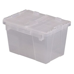 Orbis Attached Lid Container,Clear,Solid,HDPE FP06 Clear