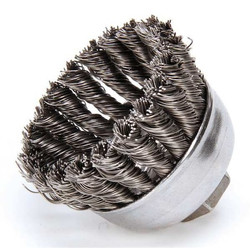 Weiler Knot Wire Cup Brush,Threaded Arbor 94083