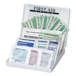 First Aid Only First Aid Kit w/House,33pcs,3.75x1/2",BL FAO-112