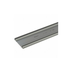 Panduit Wire Duct Cover,Hinging,Gray,L 6 Ft HC3LG6