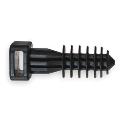 Panduit Cable Tie Mount,Masonry,Black,PK100 SGMPMS25-C0