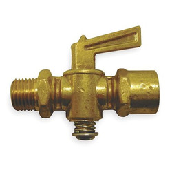 Weatherhead Truck Ground Plug Valve,1/4 In,Brass W20332