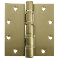 Template Hinge,Flush Ball,Bright Brass