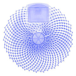 Impact Products Urinal Screen,Round,Blue,1.44 oz,PK12 489M94