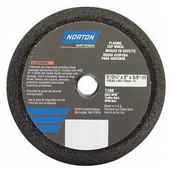 Norton Abrasives Flaring Cup Grinding Wheel,Type 11 66253479679