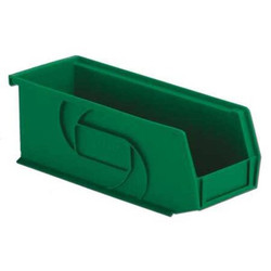 Lewisbins Hang and Stack Bin,Green,PP,4 in PB104-4 Green