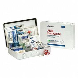 First Aid Only FirstAidKit w/House,199pcs,2 5/8x9",WHT  90567