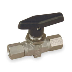 Parker Manual 2-Way Ball Valve,NPT,316 SS 4F-B6LJ2-SSP