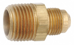 Sim Supply Male Connector,Low Lead Brass,1000 psi  704048-0202