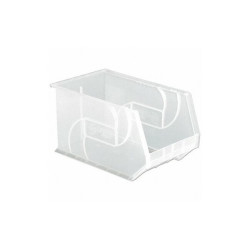 Lewisbins Hang and Stack Bin,Clear,PP,10 in PB1811-10 Clear