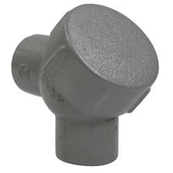 Killark Capped Elbow,Iron,Trade Size 3/4in  Y-2M