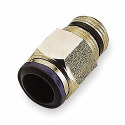 Aignep Usa Male Connect,1/4 In,Tube/MNPT,Brass,PK10 88000-04-02