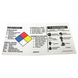 Badger Tag & Label NFRSelf-LaminatingLabel,3-1/2inx2in,PK25  125