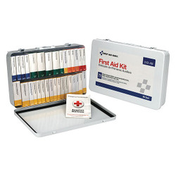 First Aid Only FirstAidKit w/House,218pcs,2 5/8x9",WHT 243-AN