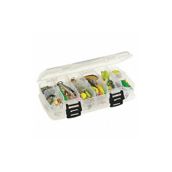 Plano Compartment Box,Snap Clip,Clear,2 in 345023