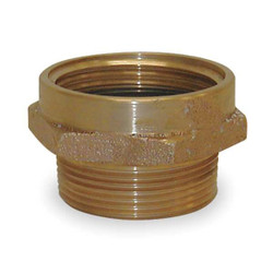 Moon American Fire Hose Adapter,Straight,NPTxNH 357-2522061