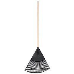 Union Tools Leaf Rake,26 Tines,Wood,24" W Tines 64309GR