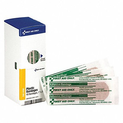 First Aid Only Strip Bandages,3"x1",Plastic FAE-3100